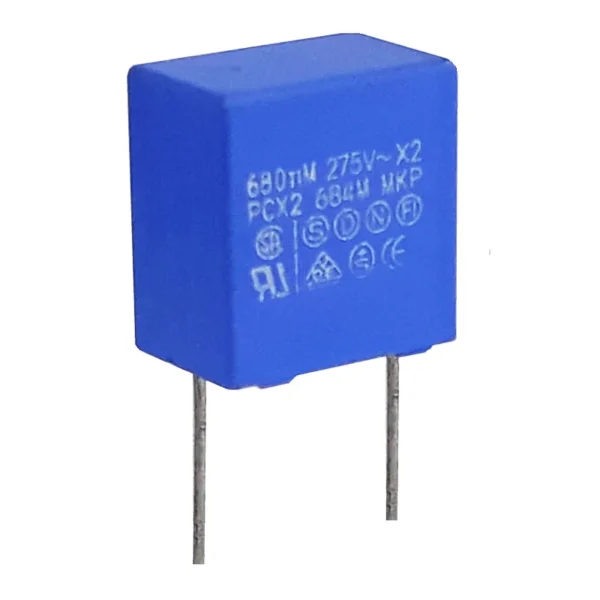 خازن 680 نانوفاراد مدل MKT-X2-275AC کد 14