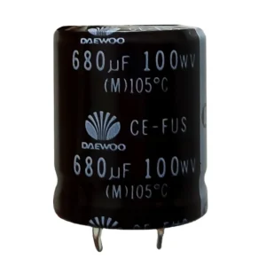 خازن 680 میکروفاراد 100 ولت دوو مدل SK-680100