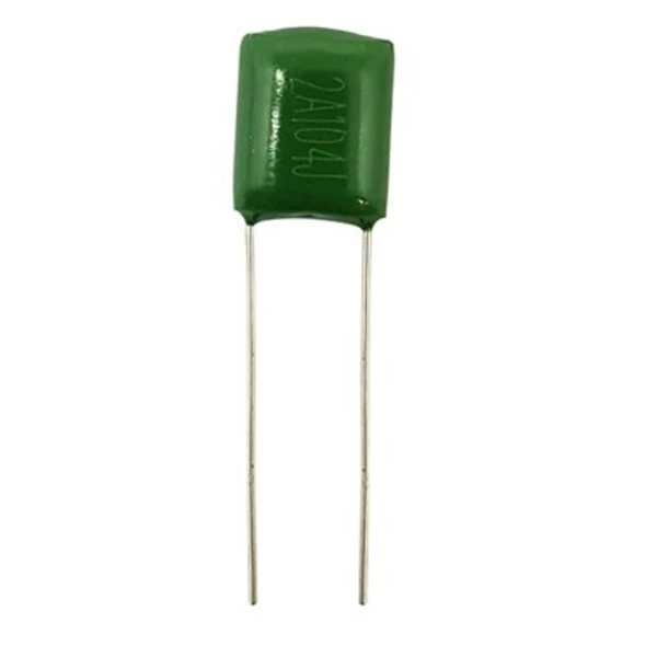 خازن پلی استر مدل 100nF 100V