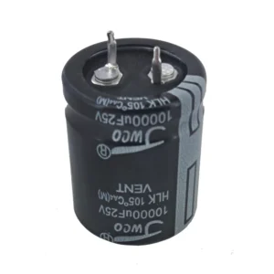 خازن الکترولیت 10000uF میکرو فاراد جی دبلیو کو مدل 25V