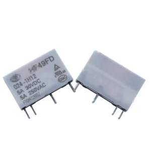 رله الکترونیکی 24 ولت 5 آمپر هونگفا مدل HF49FD/024-1H12