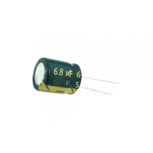 خازن الکترولیت مدل 6/8 میکرو فاراد 35 ولت