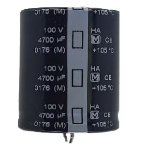 خازن الکترولیت 4700 میکروفاراد کد 100V