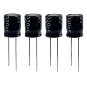 خازن 330 میکروفاراد 35 ولت مدل 635